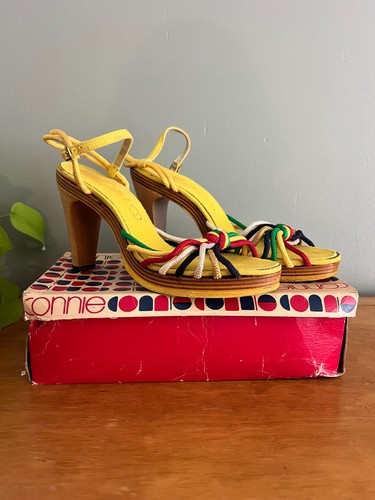 Vintage rainbow strappy - 70's,