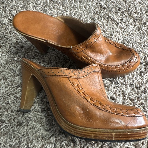 Vintage 70s brown - , leather
