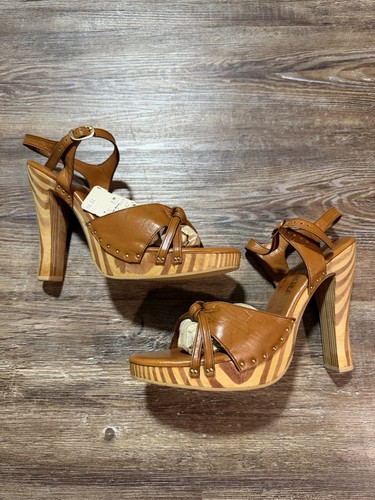 Vintage 1970 leather wood - 1970’s,